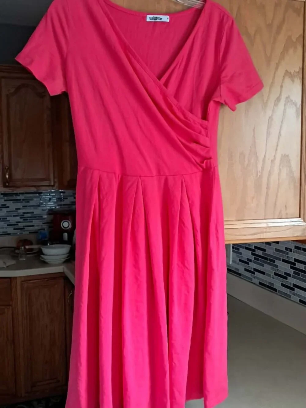 womens dress pink